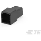 TE Connectivity-1-1903130-3 Einzeladersteckverbinder, Gehäuse Conn Housing M 6 POS 2.5mm Crimp ST Cable Mount Black Bag