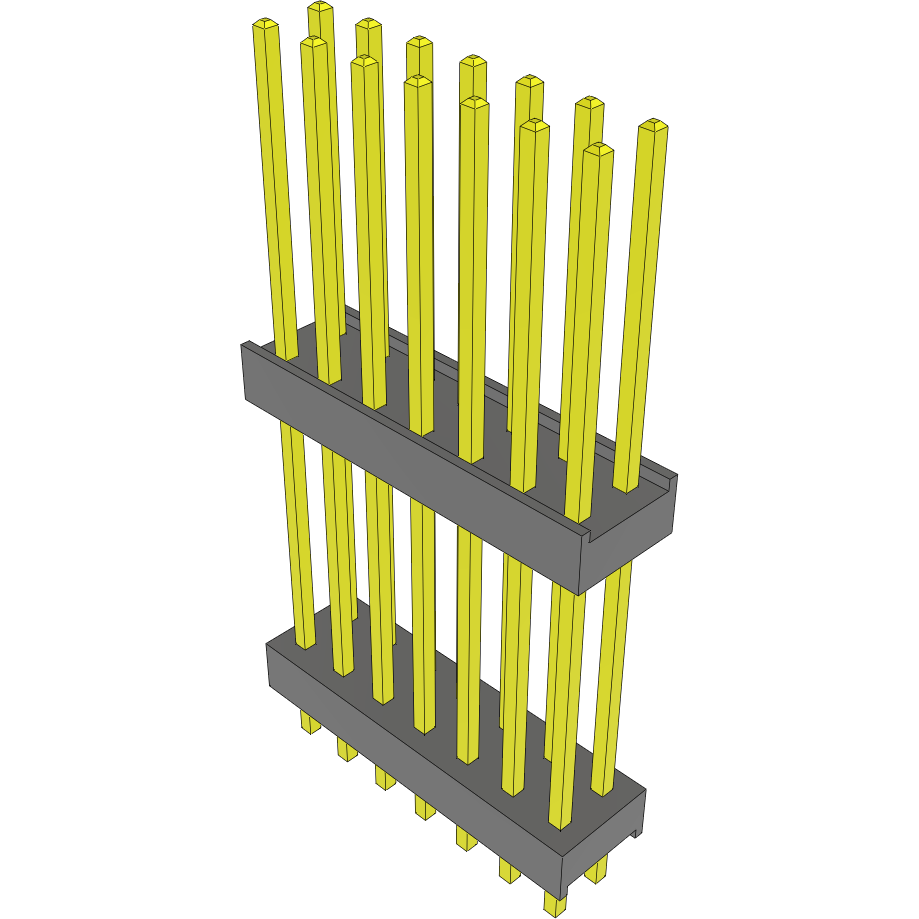 Samtec-DW-07-19-F-D-708 Steckverbinderleisten und Leiterplattenbuchsen Conn Board Stacker HDR 14 POS 2.54mm Solder ST Top Entry Thru-Hole FLEX STACK Bulk