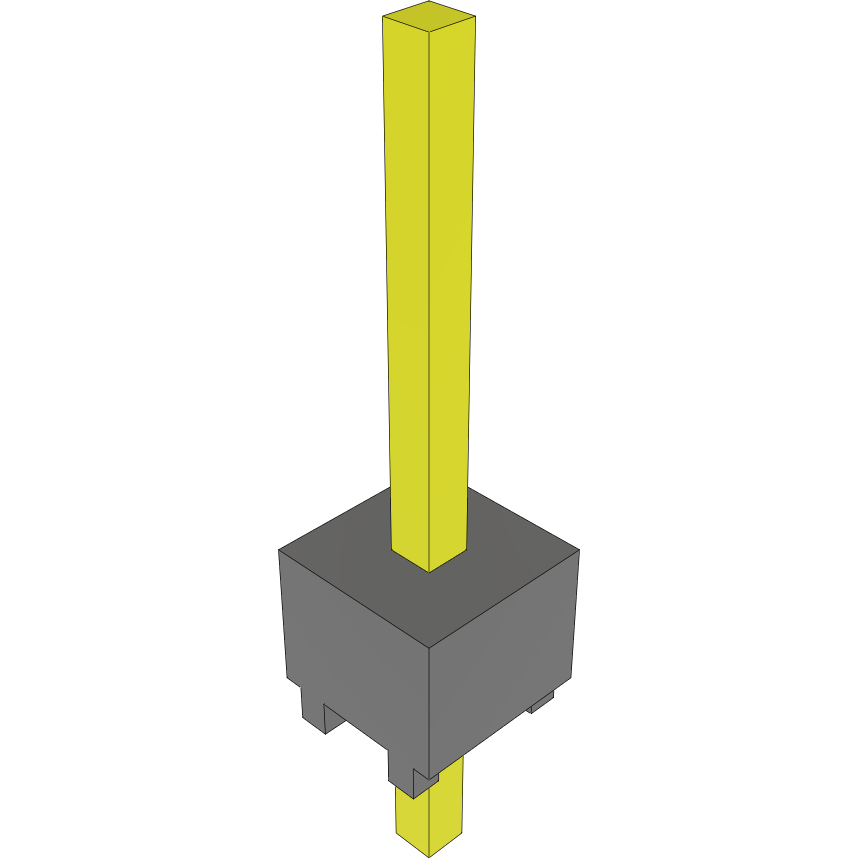 Samtec-MTSW-101-23-T-S-254 Steckverbinderleisten und Leiterplattenbuchsen Conn Unshrouded Header HDR 1 POS Solder ST Top Entry Thru-Hole Bulk