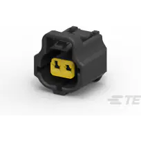 TE Connectivity-2822365-1 Einzeladersteckverbinder, Gehäuse Conn Housing PL 2 POS 5mm Crimp ST Cable Mount Black Bag