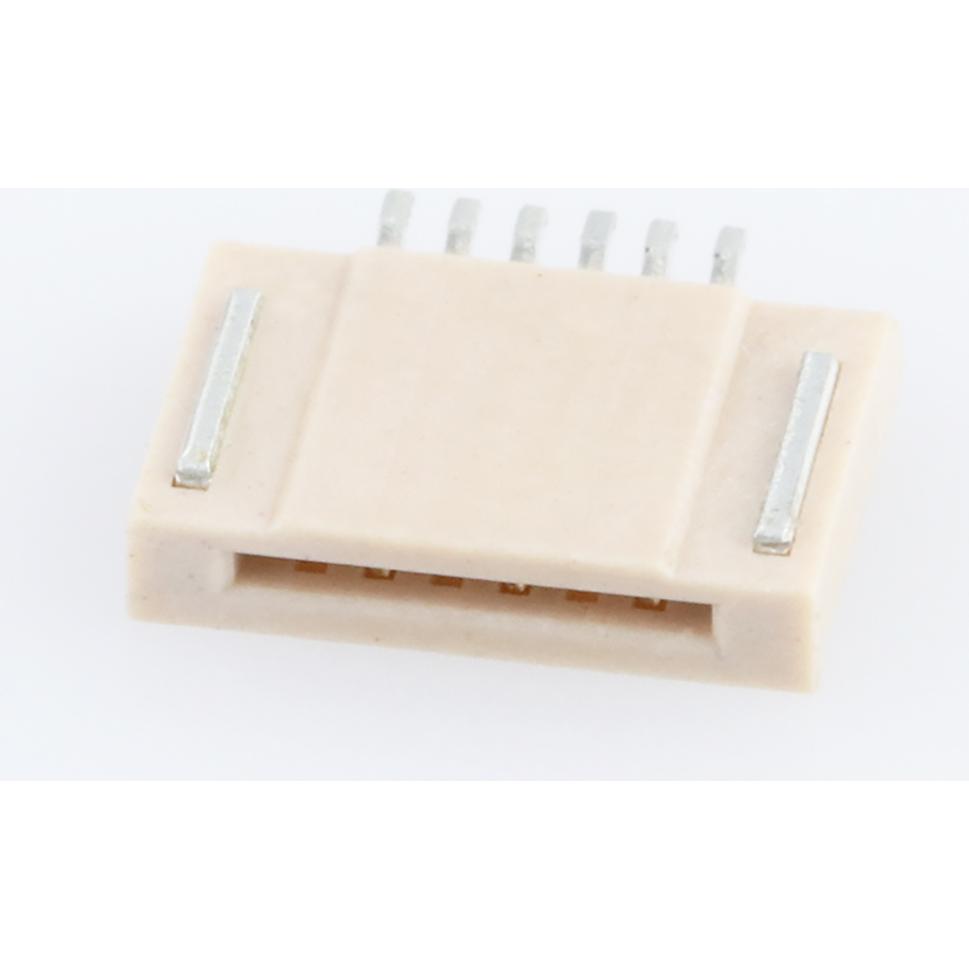 Molex-51281-0694 Conector FFC-FPC Conn FPC Connector SKT 6 POS 0.5mm Solder RA SMD Easy-On™ T/R