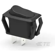 TE Connectivity-1571091-1 Switch Rocker Switch Rocker ON OFF SPST Quick Connect Curved Rocker 16A 250VAC 372.85VA >100000Cycles