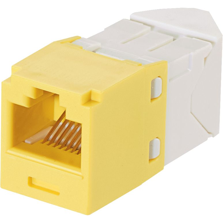 Panduit-CJLR688TGYL-24 Connector Telephone and Telecom Conn RJ-45 F 8 POS IDT Cable Mount 8 Terminal 1 Port Mini-Com® Cat 6 Bulk