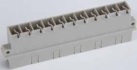 CONEC-121E10949X 背板连接器 Conn DIN 41612 M 11 POS 7.62mm Solder RA Thru-Hole