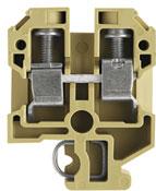 Weidmuller-0110060000 连接器接线板 Conn Feed-Through Terminal Block 2 POS Screw T DIN Rail 60A