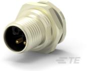 TE Connectivity-T4140L12041-000 Steckverbinder, rund Conn M12 Circular PIN 3 POS Solder ST Thru-Hole 3 Terminal 1 Port