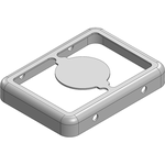 15.5 x 11.5 x 2.3mm Two-piece Drawn-Seamless RF Shield/EMI Shield FRAME (Nickel-Silver)
