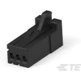 TE Connectivity-1-1318120-3 Einzeladersteckverbinder, Gehäuse Conn Housing RCP 3 POS 2.5mm Crimp ST Cable Mount Black Bag