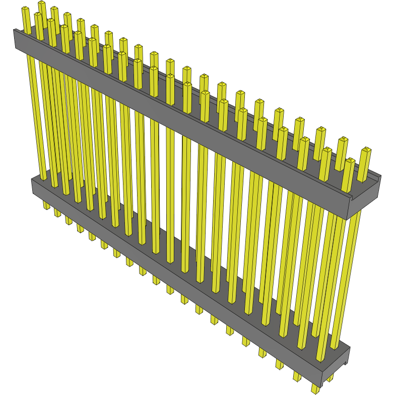 Samtec-DW-20-13-G-D-1000 Steckverbinderleisten und Leiterplattenbuchsen Conn Board Stacker HDR 40 POS 2.54mm Solder ST Top Entry Thru-Hole Bulk