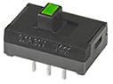 NKK Switches-SS22SBH4 Switch Slide Switch Slide ON None ON DPDT Side Slide 0.1A 28VAC 28VDC 0.4VA 10000Cycles PC Pins Thru-Hole