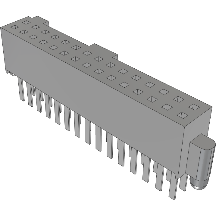 Samtec-SFML-115-01-L-D-A Connector Headers and PCB Receptacles Conn Socket Strip SKT 30 POS 1.27mm Solder ST Thru-Hole TIGER EYE™ Tube