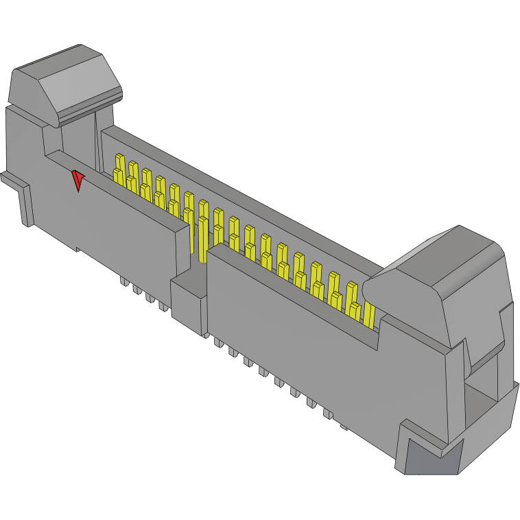 Samtec-EHF-117-01-L-D-01 Embases de raccordement et réceptacles PCB Conn Ejector Header HDR 34 POS 1.27mm Solder ST Top Entry Thru-Hole Tube