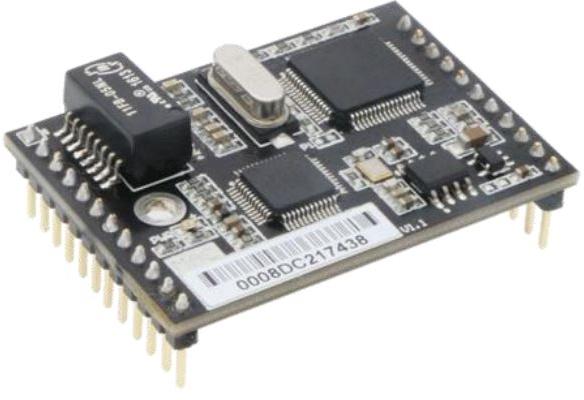 WIZnet-W5500S2E-Z1 Controladores Ethernet Ethernet CTLR Single Chip 10Mbps/100Mbps 3.3V 23-Pin