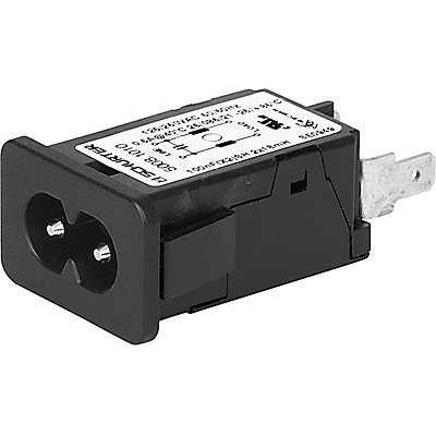 SCHURTER-5008.3102 Spannungsversorgungseingangsmodule Power Entry Module Filtered M 2 POS 250VACVAC 2.5A ST 1 Port