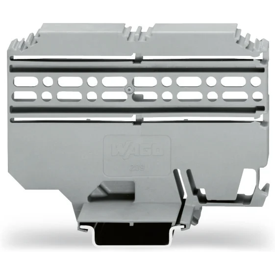 WAGO-209-148 Steckverbinderzubehör Connector Accessories Mounting Adapter Straight Polyamide 6/6 Gray Box