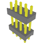 Conn Board Stacker HDR 8 POS 2.54mm Solder ST Top Entry Thru-Hole Bulk