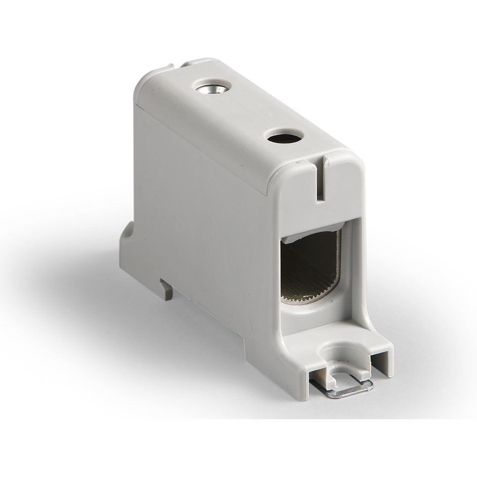 Molex-2016060620 Bloques terminales del conector Conn High-Current Terminal Block 2 POS Screw DIN Rail 230A/Contact Bulk