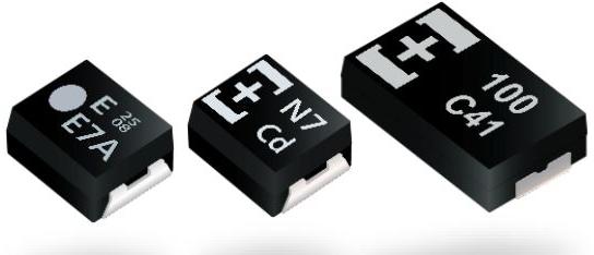 Panasonic-20TDC22MB2 Tantal-Polymer-Kondensatoren Cap Tant Polymer 22uF 20VDC B2 CASE 20%( 3.5 X 2.8 X 1.9mm) Inward L SMD 3528-20 0.09 Ohm 125°C