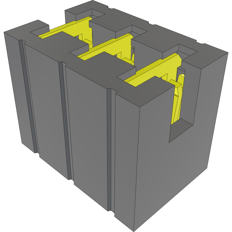 Samtec-MNT-103-BK-G Connector Jumpers and Shunts Conn Shunt F 6 POS 2.54mm ST Bulk