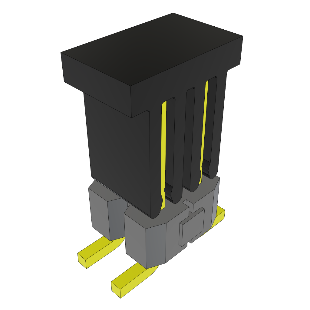 Samtec-TSM-102-01-L-DV-P-TR Embases de raccordement et réceptacles PCB Conn Unshrouded Header HDR 4 POS 2.54mm Solder ST Top Entry SMD T/R
