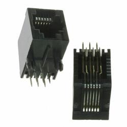 Assmann WSW components, Inc-A-2004-1-4-N-R Connettore telefono e telecomunicazione Conn Modular Jack F 6 POS 2.54mm Solder RA Thru-Hole 6 Terminal 1 Port