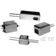 TE Connectivity-3EQ1 Starkstromleitungsfilter Power Line Filter RFI 50Hz/60Hz 3A 250VAC Quick Connect Flange Mount