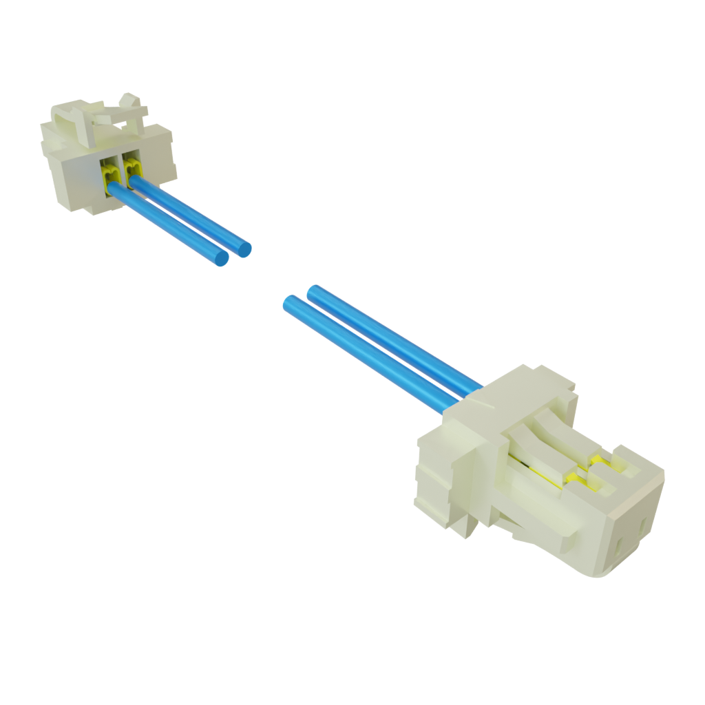 Samtec-S1SST-02-28-GF-06.00-L1 Andere Kabelbaugruppen Cable Assembly Discrete Wire 0.152m 28AWG Wire to Board to Wire to Board 2 to 2 POS SKT-SKT Crimp-Crimp Micro Mate™ Bag