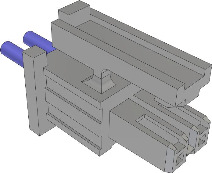 Samtec-MMSS-02-26C-F-04.00-S-K Cable Assembly AC Power Cable Assembly 0.101m Power 2 POS SKT Crimp 26AWG