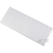 TE Connectivity-1SNK150141R0000 Accessori per connettori Connector Accessories Marker Card Right Angle Polyamide White