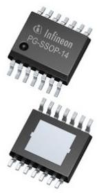 Infineon Technologies AG-IFX81481ELVXUMA1 DC-DC-Wandler DC/DC Cntrlr Single-OUT Step Down 700kHz 14-Pin SSOP EP T/R