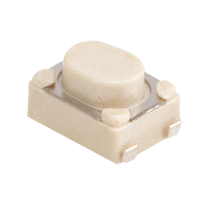 Same Sky (formerly CUI Devices)-TS20-42-25-WT-160-SMT-TR Conmutador táctil Switch Tactile OFF (ON) SPST Elliptic Button J-Lead 0.05A 12VDC 100000Cycles 1.6N SMD T/R