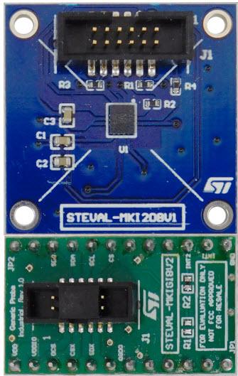 STMicroelectronics-STEVAL-MKI208V1K Sensor Development Boards und Kits IIS3DWB Accelerometer Sensor Evaluation Board