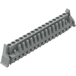 THT Female Header, 0.6 x 1.0 mm solder pin, straight, Locking lever, Pin spacing 5 mm, 16-pole