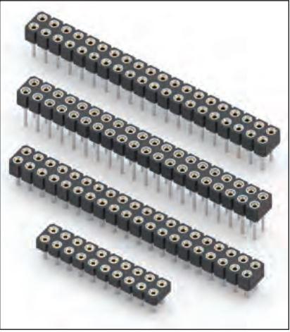 Mill-Max-411-13-202-41-001000 Steckverbinderleisten und Leiterplattenbuchsen Conn Socket Strip SKT 2 POS 2.54mm Solder ST Top Entry Thru-Hole