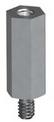 Keystone Electronics-24291 Distanzhülsen Standoff Hex M/F M3 X 0.5-THD 5mm-A/F 8mm-LG Stainless Steel ASTM A581/A582
