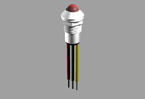 Lumex-SSI-LXR3816-B27841 Panel Mount Indicators 635nm/565nm Green /Red Bi-Color Panel Mount Indicators