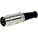 Switchcraft-09BL4MX Steckverbinder, rund Conn Circular DIN PIN 4 POS Solder ST Cable Mount 4 Terminal 1 Port