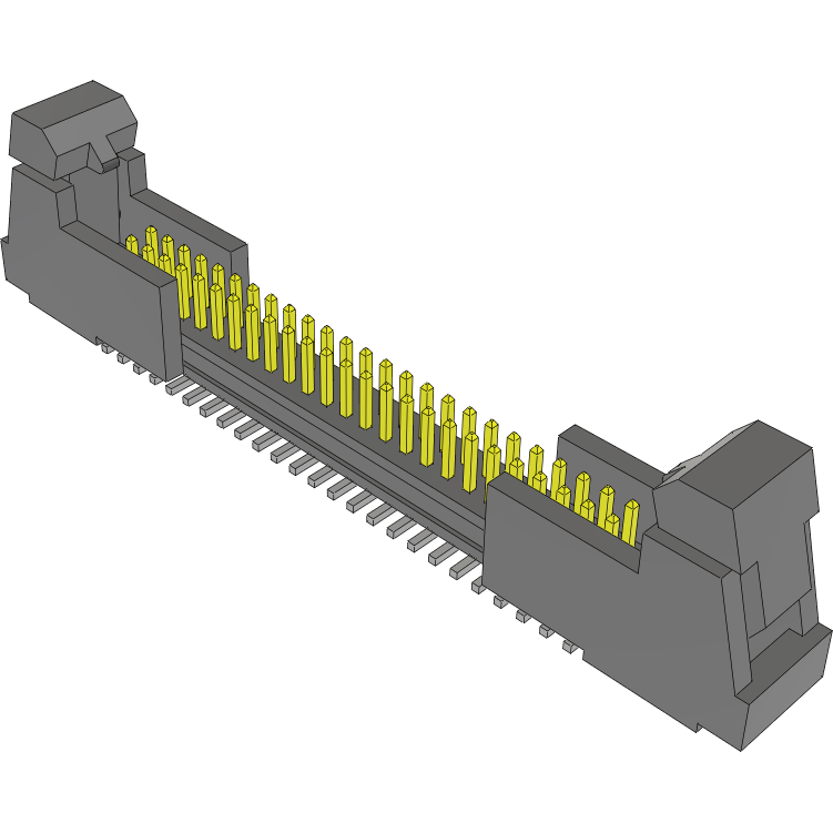 Samtec-FTSH-125-01-L-DV-EJ Steckverbinderleisten und Leiterplattenbuchsen Conn Ejector Header HDR 50 POS 1.27mm Solder ST Top Entry SMD TIGER CLAW™ Tube