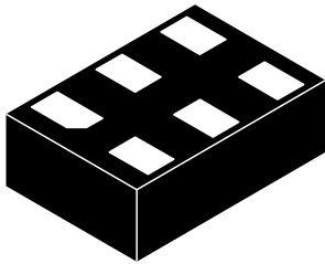 onsemi-NC7WZ04L6X-L22175 Inverters and Schmitt Triggers Inverter 2-Element 6-Pin MicroPak T/R