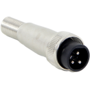 Switchcraft-SL403MX Connector Audio and Video Conn Slim Line Connector M 3 POS Solder Lug ST Cable Mount 3 Terminal 1 Port