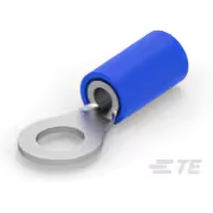 TE Connectivity-8-320574-1 Steckverbinderanschlüsse Ring Tongue Terminal 14-16AWG Copper Blue 21.82mm Tin Loose
