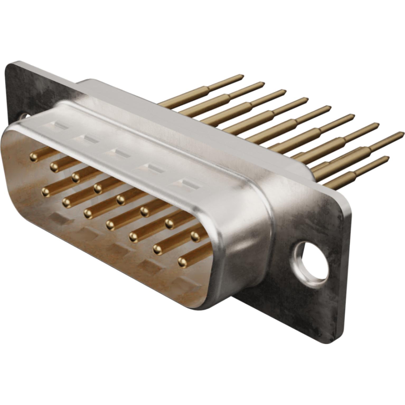 Molex-1731090637 Raccordement D ultra-miniaturisé Conn D-Sub M 15 POS 2.84mm Solder ST Thru-Hole 15 Terminal 1 Port FCT Products Carton