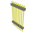 Conn Board Stacker HDR 8 POS 2.54mm Solder ST Top Entry Thru-Hole Bulk