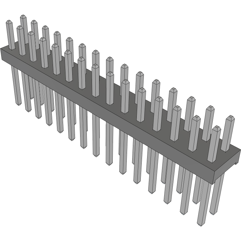 Samtec-MTMM-115-07-T-D-140 Steckverbinderleisten und Leiterplattenbuchsen Conn Unshrouded Header HDR 30 POS 2mm Solder ST Top Entry Thru-Hole Bulk