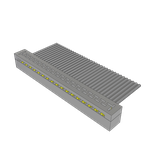 Conn IDC Connector SKT 34 POS 2mm IDT RA Side Entry Cable Mount TIGER EYE™ Tube