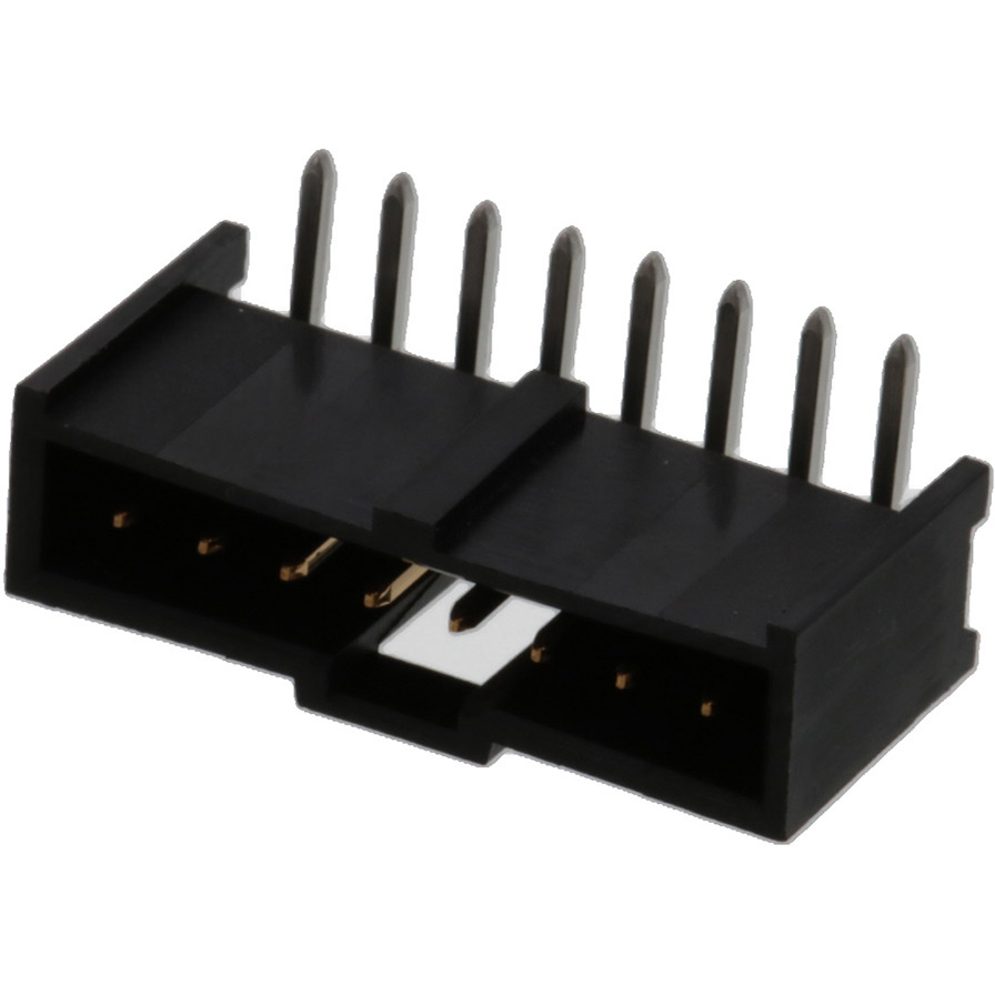 Molex-0901362208 Piastre connettori e prese PCB Conn Shrouded Header (4 Sides) HDR 8 POS 2.54mm Solder RA Thru-Hole C-Grid III Tray