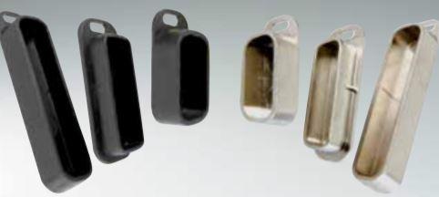 CONEC-600X518037X Accesorios del conector Connector Accessories Dust Cap Straight Acrylonitrile Butadiene Styrene Black Nickel Over Copper