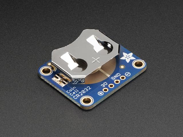Adafruit Industries-1870 Energiemanagement, Entwicklungsplatinen und -kits 20mm Coin Cell Breakout Board (CR2032)