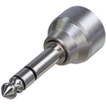 Conn 1/4" Stereo Plug PL 3 POS Solder ST Cable Mount 3 Terminal 1 Port