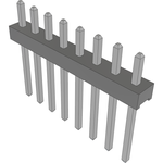 Conn Unshrouded Header HDR 8 POS 2mm Solder ST Top Entry Thru-Hole Bulk